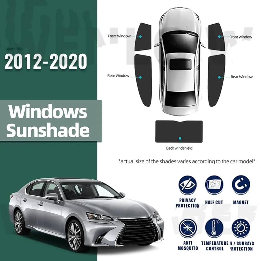 レクサス GS サンシェード Amazon | 2022 新型 車用 サンシェード レクサス GS GS300/GS350